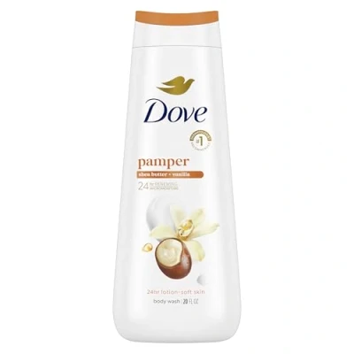 Afbeelding van Dove Purely Pampering Body Wash, Shea Butter met Warme Vanilla 22 oz van
