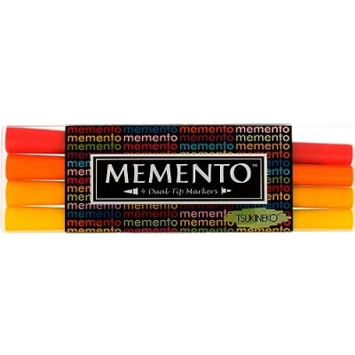 Afbeelding van Tsukineko Memento Markers Campfire (4pcs) (05PM100001)