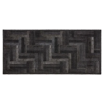 Afbeelding van Design deurmat Universal Parquet anthra 67x150 (MD Entree)