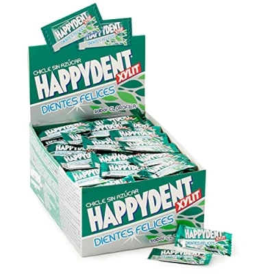 Afbeelding van Happydent Chlorofiliel, Chicle zonder suiker 200 eenheden
