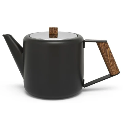 Afbeelding van Bredemeijer Teapot Duet Design Boston 1.1L matt black