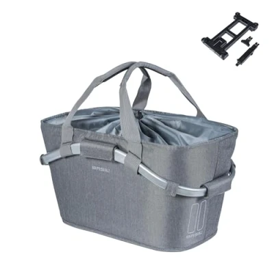 Afbeelding van Basil 2Day Carry All achtermand MIK, grey melee