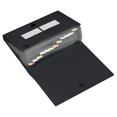 Afbeelding van Documentmap A4 HF2 12 Tabs Antraciet