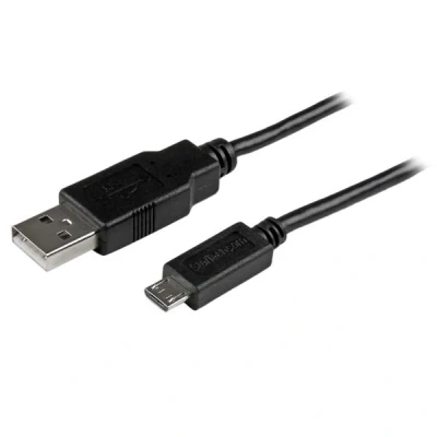 Afbeelding van Kabel USB naar Micro Startech USBAUB2MBK Zwart