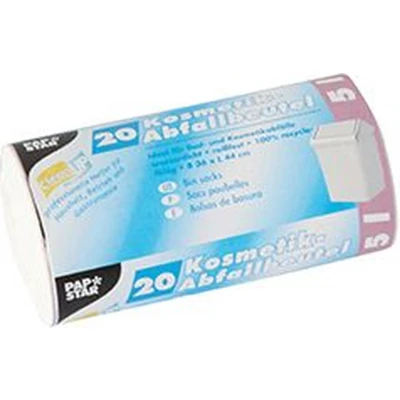 Afbeelding van Papstar Abfallbeutel, Afvalzak, Wit