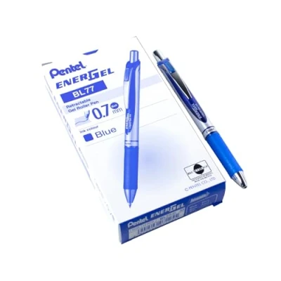 Afbeelding van Gelschrijver Pentel Energel BL77 blauw 0.4mm