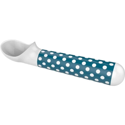 Afbeelding van Zak! Scheplepel Ijs Turquoise Wit Bolletjes