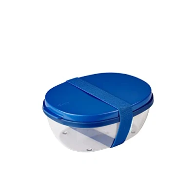 Afbeelding van Mepal Ellipse lunchbox 1425 ml Saladebox Vivid blue