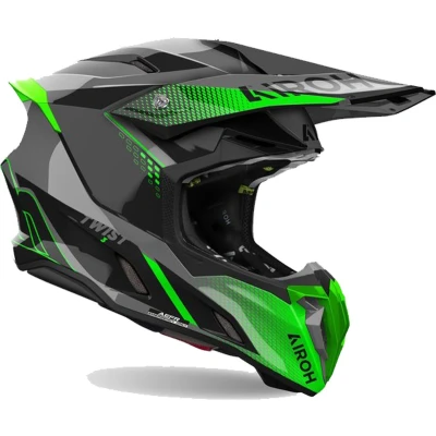 Afbeelding van Airoh 2024 Twist 3.0 Shard Crosshelm Groen maat XL