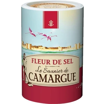 Image de Le Saunier de Camargue Fleur Sel Premium mer du Sud la France, idéal pour affiner les plats en boîte 1 kg