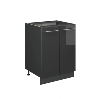 Afbeelding van Vicco Fame Line Keukenkast antraciet glanzend, 60 cm, AP
