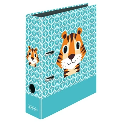 Afbeelding van Herlitz 50040186 maX.file map A4, 8 cm, motief: schattige tijger, 1 stuk