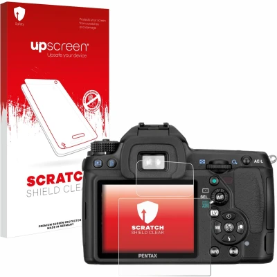 Afbeelding van upscreen Screenprotector voor Pentax K5, K 5 Folie Beschermfolie transparant