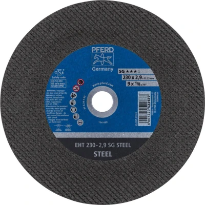 Afbeelding van PFERD SG STEEL 61328322 Doorslijpschijf recht 230 mm 25 stuk(s)
