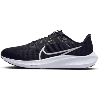 Afbeelding van Nike Performance AIR ZOOM Pegasus 40 Hardloopschoenen neutraal, Heren, Maat: 42, Black/white/iron grey Kunststof/ textiel