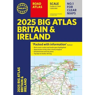 Afbeelding van Philip&#039;s Road Atlases 2025 Big Atlas of Britain &amp; Ireland