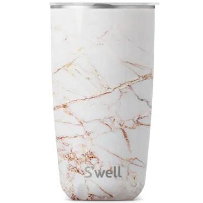 Afbeelding van Thermosbeker Calacatta Gold Koffiebeker 530ml Tumbler Herbruikbaar S&#039;Well