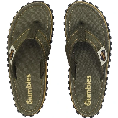 Afbeelding van Gumbies Teenslipper Khaki Maat 36