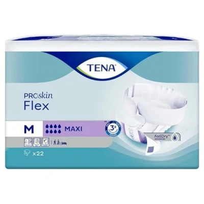 Afbeelding van Tena Flex Maxi Medium 6 pakken van 22 stuks