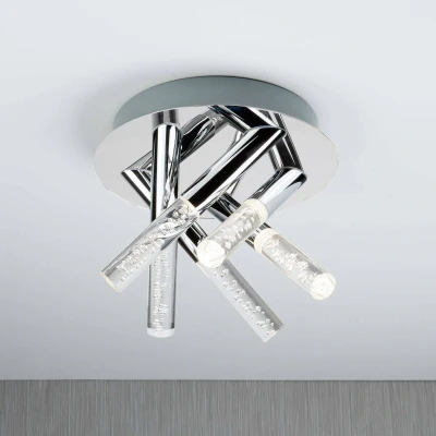 Afbeelding van LED plafondlamp Flush Bubbles IP44, 5 lamps