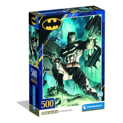 Afbeelding van Clementoni Puzzel 500 Stukjes Batman Compact Box Voor Kinderen en Volwassenen
