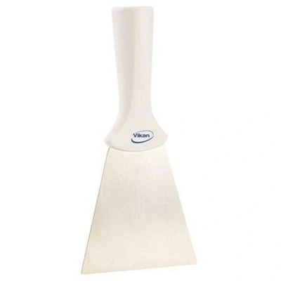 Afbeelding van Vikan Handschrapers en Krabbertjes Hygiene Handschraper met RVS Blad Wit 100mm Schroefdraad