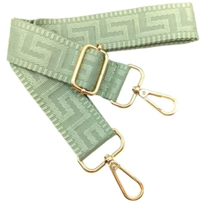 Afbeelding van Bandoulière réglable colorée pour sacs femme vert pois, 80 130 cm sangle de sac avec or mousqueton, durable à bandoulière, guitare, modernes, accessoires, 3,8 cm, 1307