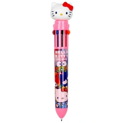 Afbeelding van Hello Kitty Meerkleurige pen 10in1, automatisch, kleur, school 0,5 mm