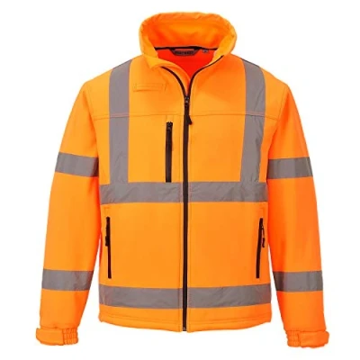 Afbeelding van High Visibility softshell jas oranje EN471