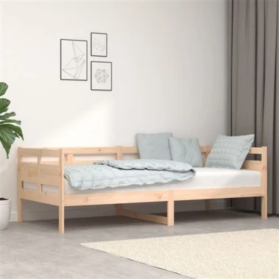 Afbeelding van vidaXL Slaapbank massief grenenhout 90 x 200 cm