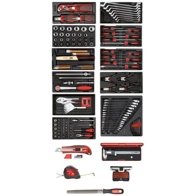 Image de GEDORE RED R21010002 Jeu d&#039;outils 11x modules CT + divers outils 166 pièces 3301657