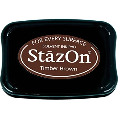 Afbeelding van Stazon sneldrogend stempelkussen Timber brown
