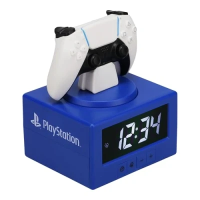 Afbeelding van Paladone Wekker, wit, blauw, klein
