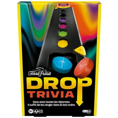 Image de Jeu de culture générale Hasbro Gaming Trivial Pursuit Drop Trivia