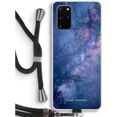 Afbeelding van hoesje met Koord geschikt voor Samsung Galaxy S20 Plus Nebula Telefoonhoesje Zwart Bescherming aan alle Kanten en Over de Schermrand