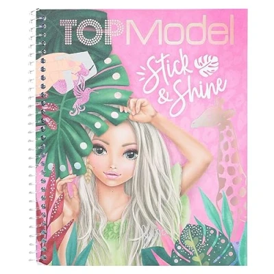 Afbeelding van Depesche TOPModel kleurboek Stick &amp; Shine