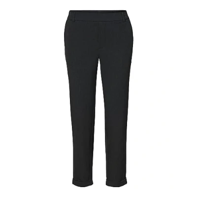 Image de VERO MODA Vmmaya Mr Loose Solid Pant Noos Femme Pantalons Pantalons,Gris (gris foncé mélangé),M / 34L