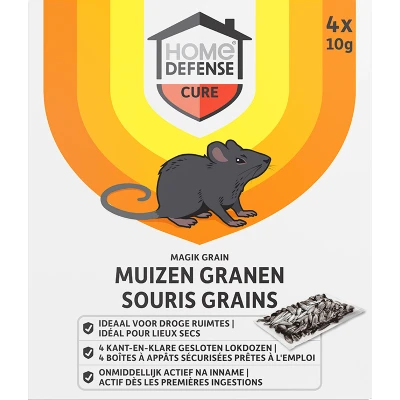 Afbeelding van Muizengif Home Defense Graan