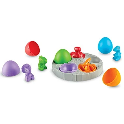 Afbeelding van Learning Resources Sorteerset voor baby&#039;s, dinosaurusspeelgoed, speelgoed om te tellen en sorteren, vanaf 18 maanden