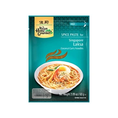 Afbeelding van Asian Home Gourmet Singapore Laksa Kokosnoedels 12 x 60 g Food Lovers