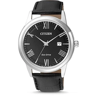 Afbeelding van Citizen AW1231 07E Horloge Leer Zilverkleurig Ø 40 mm