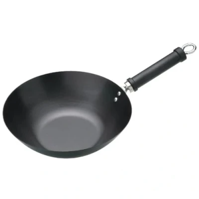 Afbeelding van Kitchen Craft anti kleef wok met platte bodem 30,5cm