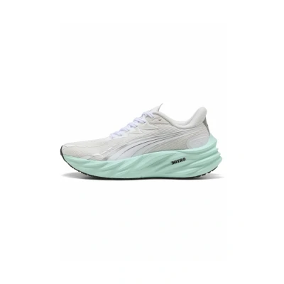 Afbeelding van Puma Velocity Nitro Sportieve wandelschoenen, Dames, Maat: 35.5, White/mint melt Kunststof/ textiel