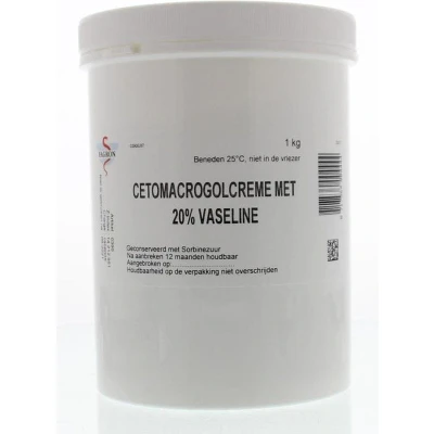 Afbeelding van Cetomacrogolcreme + 20% Vaseline Fagron