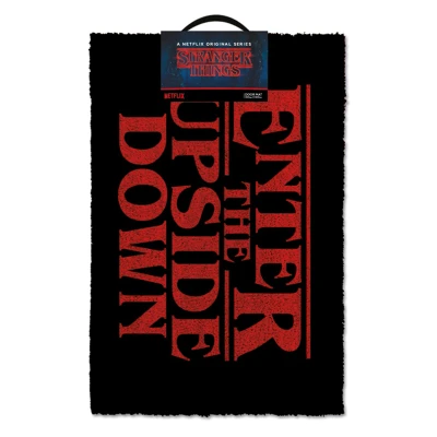 Afbeelding van Stranger Things Enter The Upside Down Deurmat Officiële Merchandise