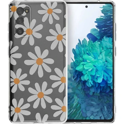 Afbeelding van iMoshion hoesje Geschikt voor Samsung Galaxy S20 FE Siliconen Design Meerkleurig / Daisy Flower