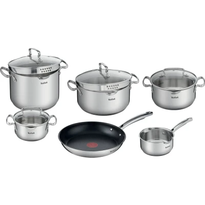 Afbeelding van Tefal Duetto Pannenset 6 delig met deksels Inductie