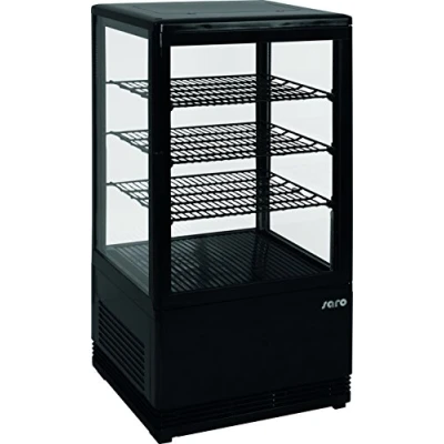Afbeelding van Saro Mini koelvitrine 70 Liter Model Sc Zwart, 330 10051