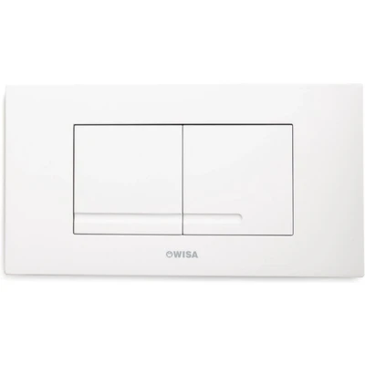 Afbeelding van WISA XT Kantos bedieningsplaat kunststof dualflush DF wit