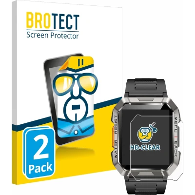 Afbeelding van BROTECT Screenprotector voor Baolubao W60 Folie Beschermfolie transparant (2 Stuks)